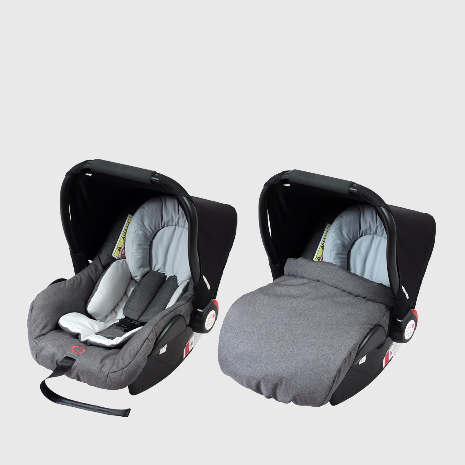 Looping stroller with store car seat